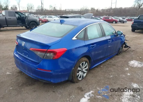 2022 Honda Civic Lx from USA, damaged, VIN 2HGFE2F2XNH522784